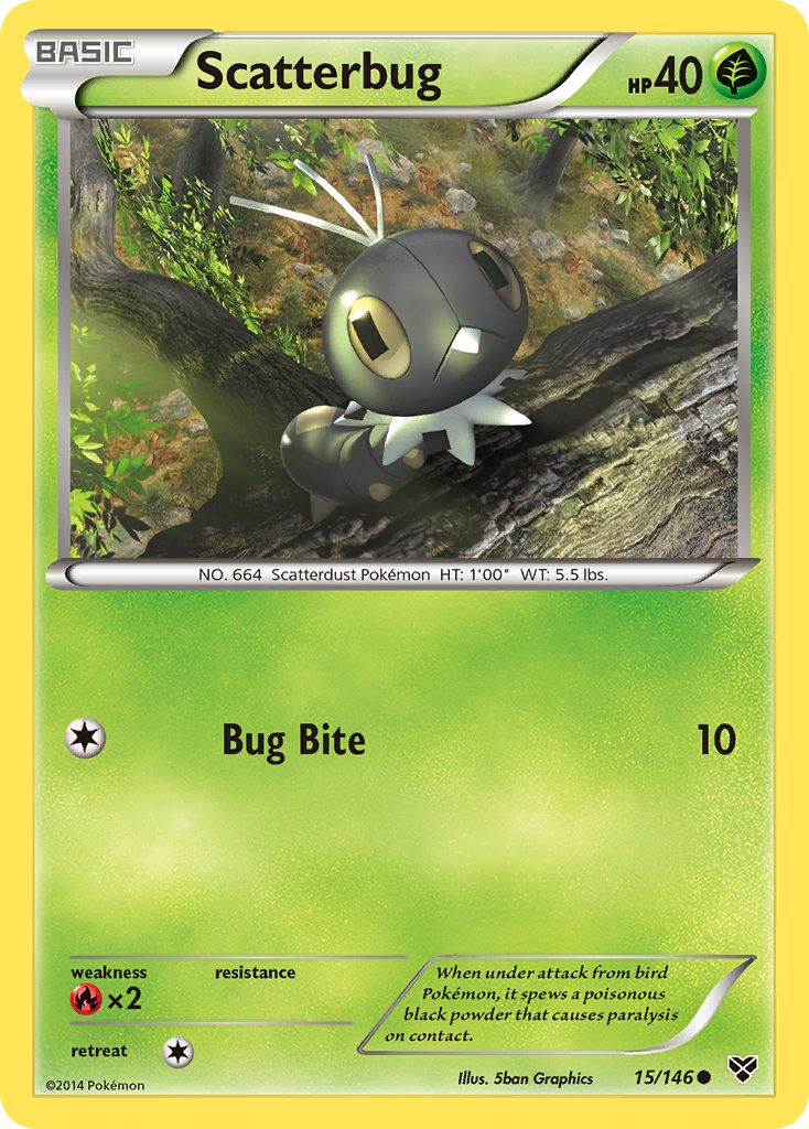 Scatterbug (15/146) [XY: Base Set] | Odin's Place