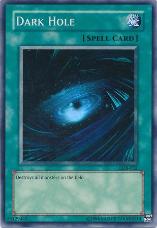 Dark Hole (Spell) [LOB-052] Super Rare | Odin's Place