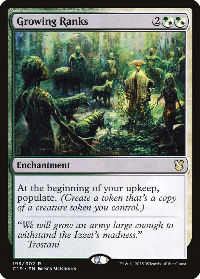 Growing Ranks [Commander 2019] | Odin's Place