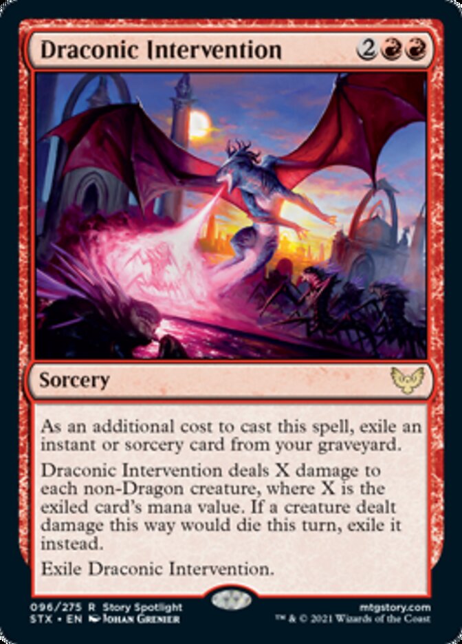 Draconic Intervention [Strixhaven: School of Mages] | Odin's Place