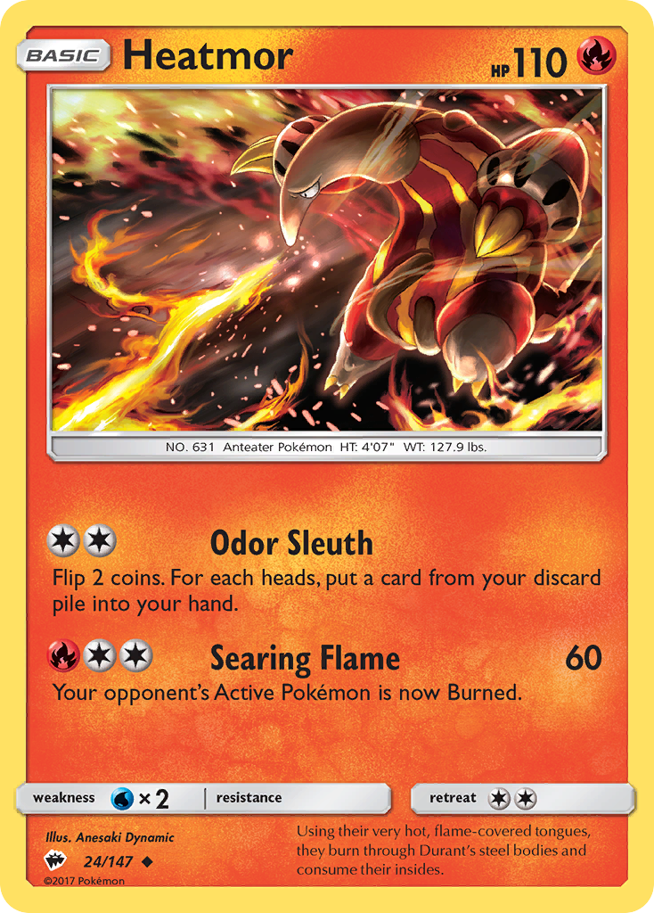 Heatmor (24/147) [Sun & Moon: Burning Shadows] | Odin's Place