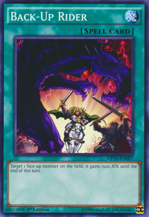 Back-Up Rider [MP16-EN087] Common | Odin's Place