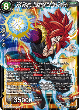 SS4 Gogeta, Thwarting the Dark Empire (BT14-129) [Cross Spirits] | Odin's Place