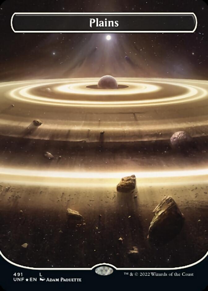 Plains (491) (Orbital Space-ic Land) (Galaxy Foil) [Unfinity] | Odin's Place