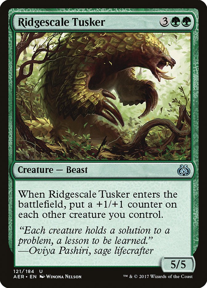 Ridgescale Tusker (121) [Aether Revolt] | Odin's Place