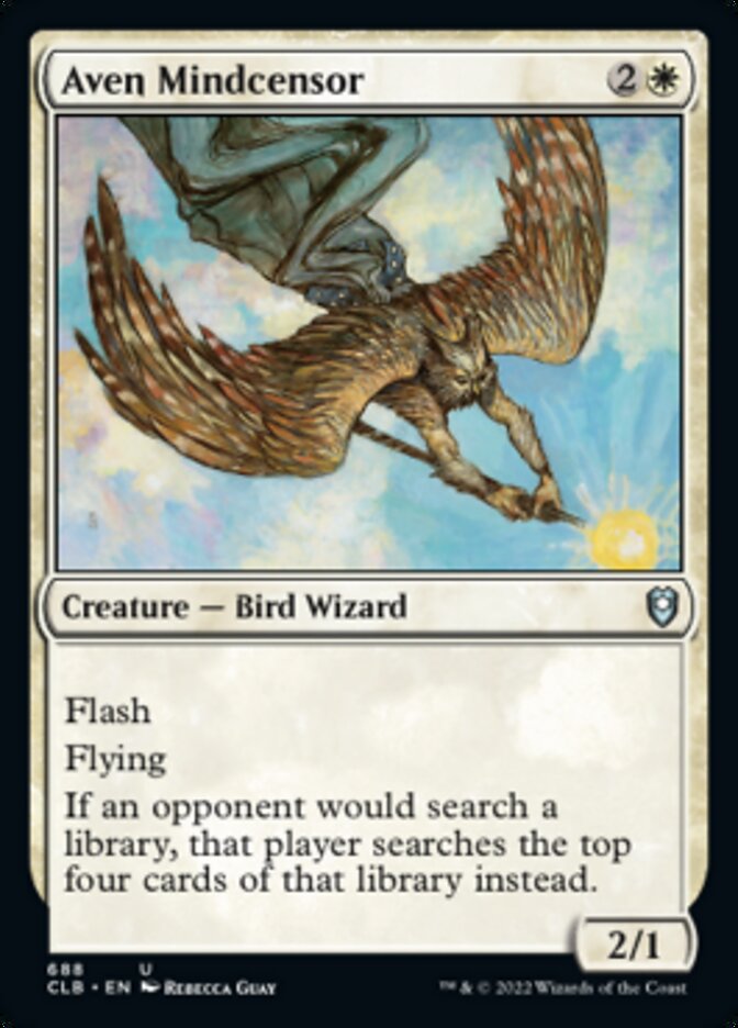 Aven Mindcensor [Commander Legends: Battle for Baldur's Gate] | Odin's Place