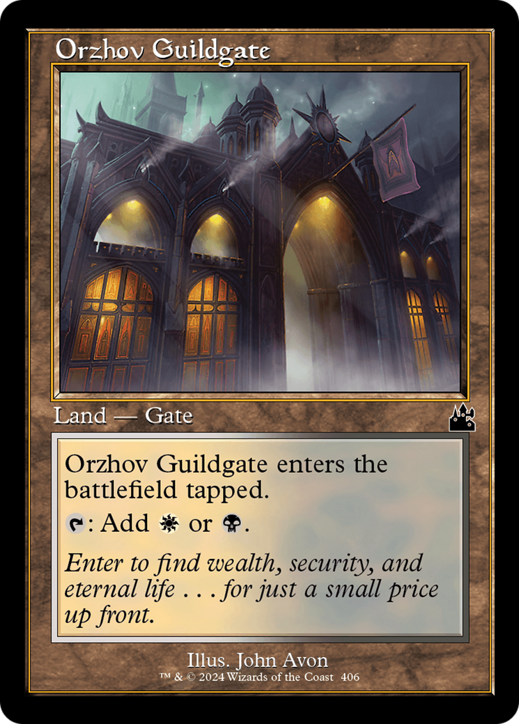 Orzhov Guildgate (Retro Frame) [Ravnica Remastered] | Odin's Place