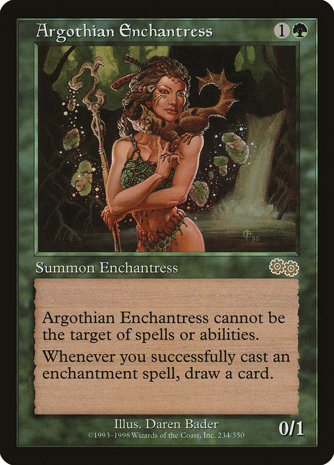 Argothian Enchantress (234) [Urza's Saga] | Odin's Place