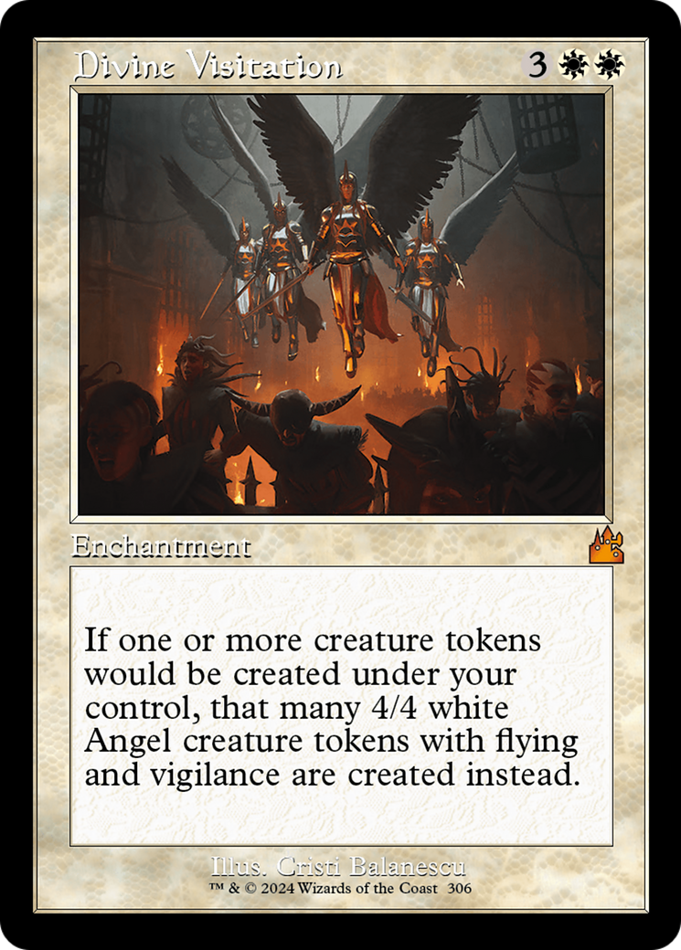 Divine Visitation (Retro Frame) [Ravnica Remastered] | Odin's Place