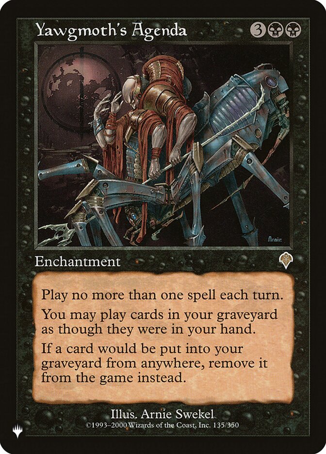 Yawgmoth's Agenda [The List] | Odin's Place