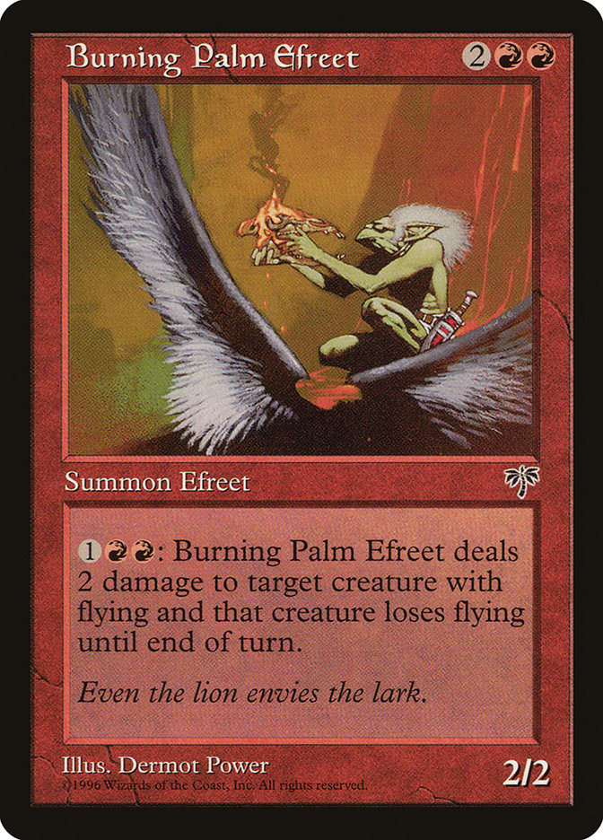 Burning Palm Efreet (161) [Mirage] | Odin's Place