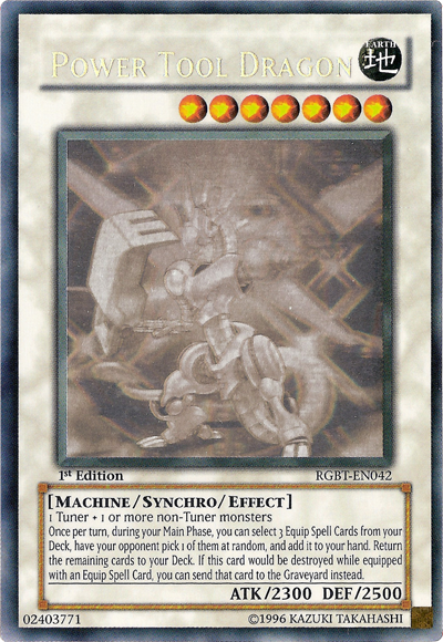 Power Tool Dragon [RGBT-EN042] Ghost Rare | Odin's Place