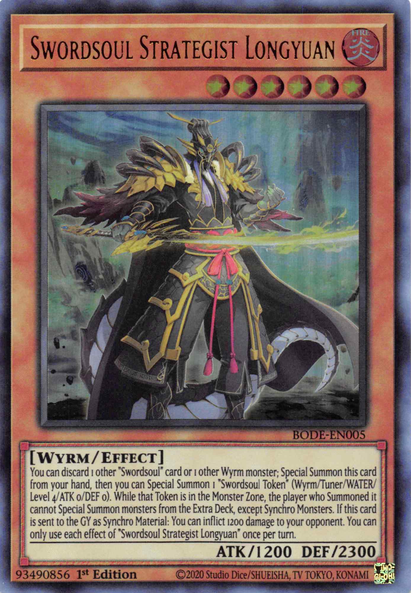 Swordsoul Strategist Longyuan [BODE-EN005] Ultra Rare | Odin's Place