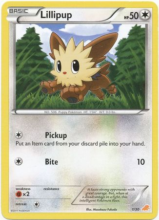 Lillipup (1/30) [Black & White: Trainer Kit - Excadrill] | Odin's Place