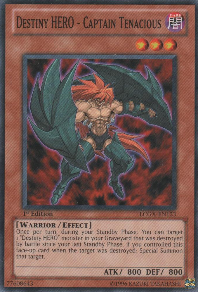 Destiny HERO - Captain Tenacious [LCGX-EN123] Common | Odin's Place