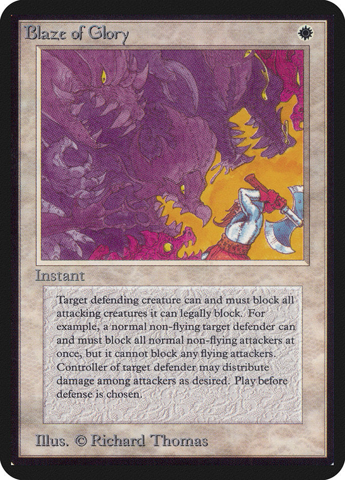 Blaze of Glory (6) [Alpha Edition] | Odin's Place