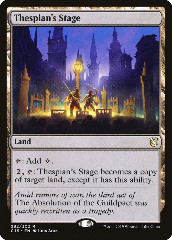 Thespian's Stage [Commander 2019] | Odin's Place