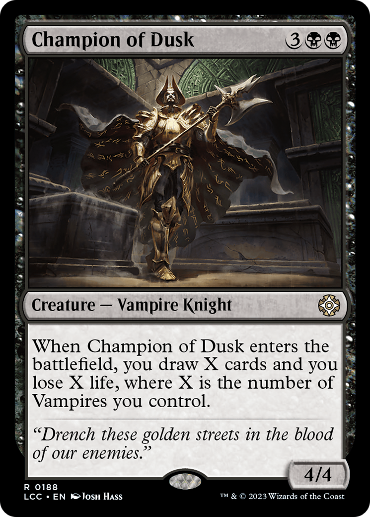 Champion of Dusk [The Lost Caverns of Ixalan Commander] | Odin's Place
