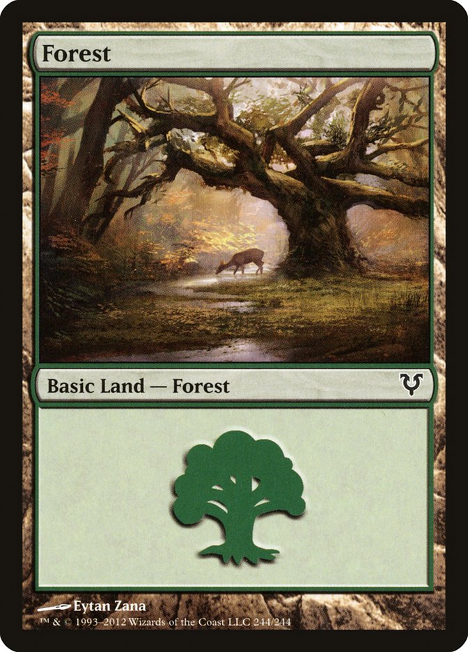Forest (244) [Avacyn Restored] | Odin's Place