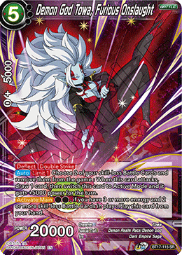 Demon God Towa, Furious Onslaught (BT17-115) [Ultimate Squad] | Odin's Place
