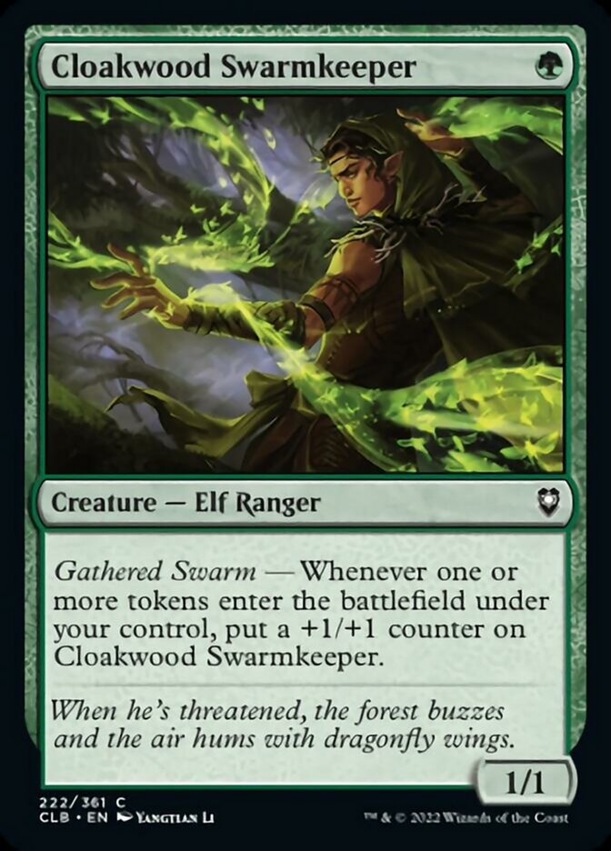 Cloakwood Swarmkeeper [Commander Legends: Battle for Baldur's Gate] | Odin's Place