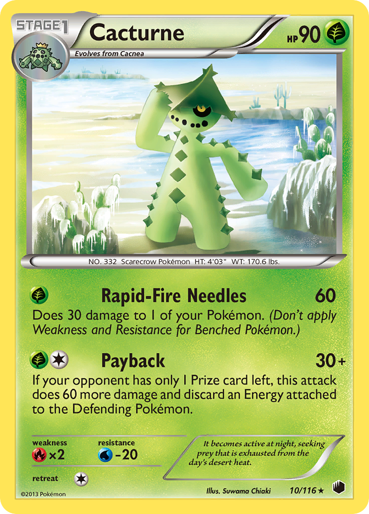 Cacturne (10/116) [Black & White: Plasma Freeze] | Odin's Place