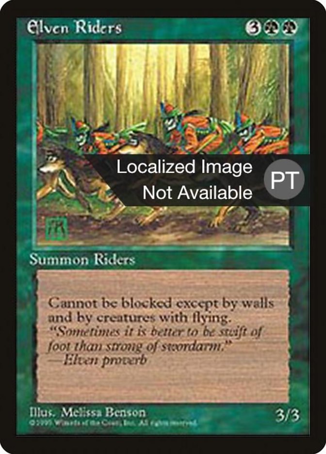 Elven Riders [Fourth Edition (Foreign Black Border)] | Odin's Place