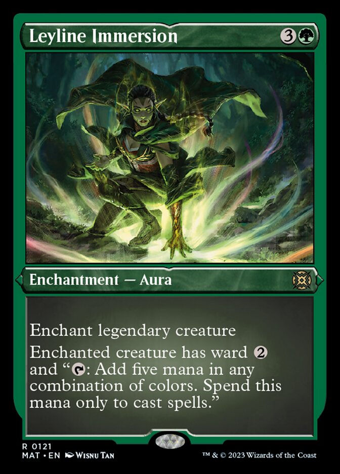 Leyline Immersion (Foil Etched) [March of the Machine: The Aftermath] | Odin's Place