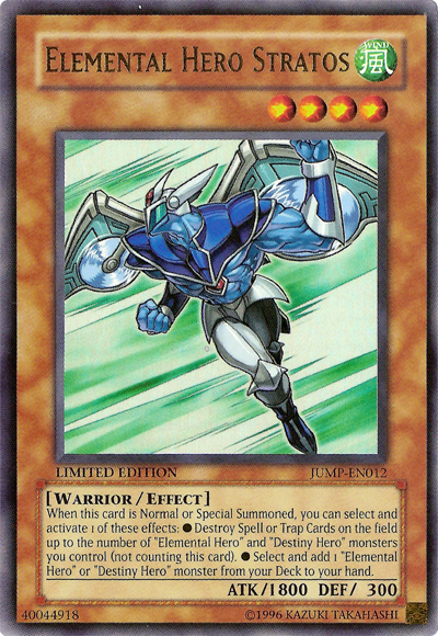 Elemental Hero Stratos [JUMP-EN012] Ultra Rare | Odin's Place