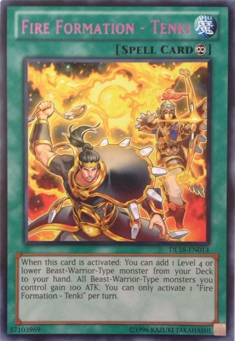 Fire Formation - Tenki (Purple) [DL18-EN014] Rare | Odin's Place