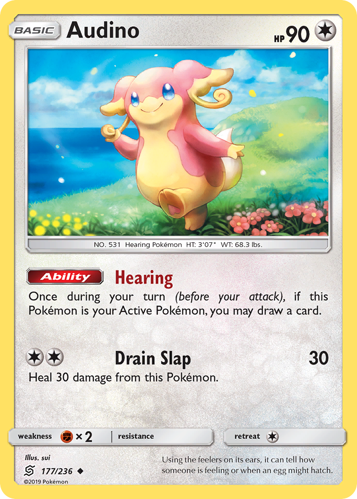 Audino (177/236) [Sun & Moon: Unified Minds] | Odin's Place