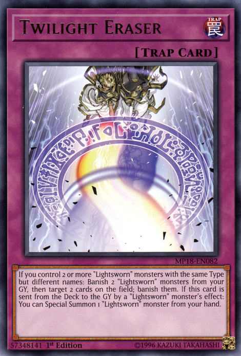 Twilight Eraser [MP18-EN082] Rare | Odin's Place