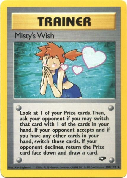 Misty's Wish (108/132) [Gym Challenge Unlimited] | Odin's Place
