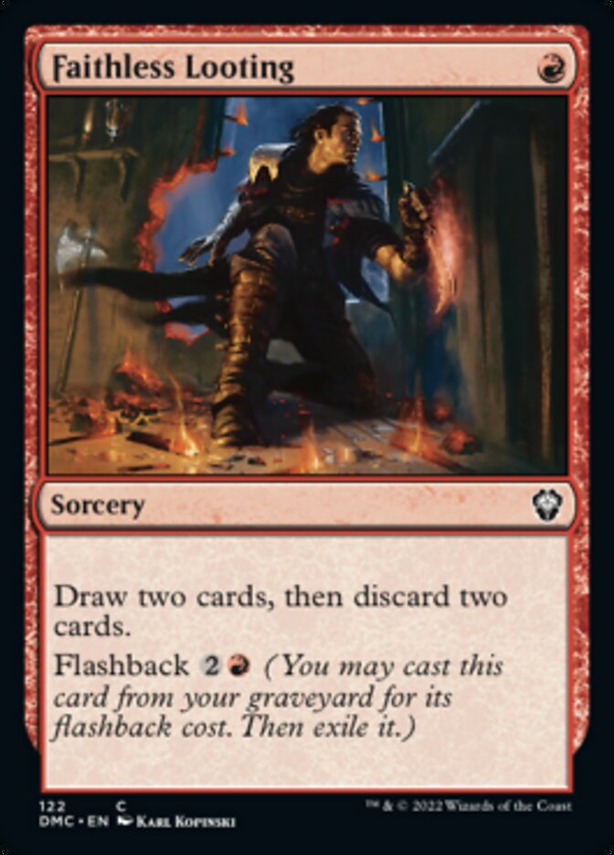 Faithless Looting [Dominaria United Commander] | Odin's Place