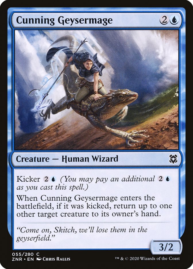 Cunning Geysermage [Zendikar Rising] | Odin's Place