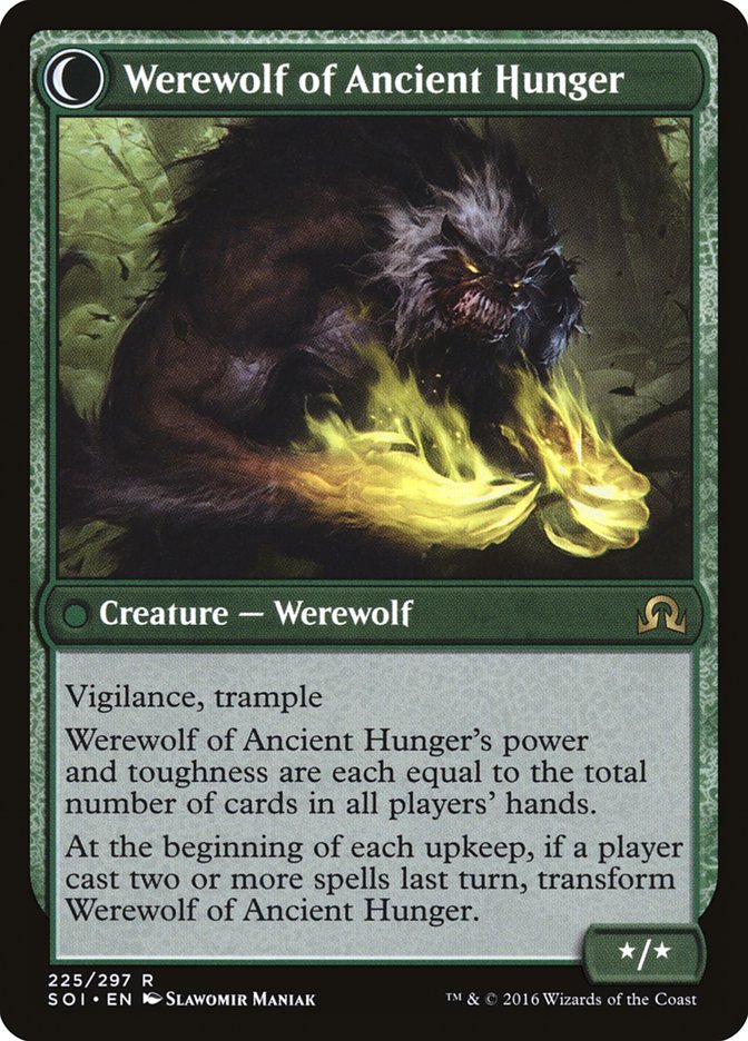 Sage of Ancient Lore // Werewolf of Ancient Hunger [Shadows over Innistrad] | Odin's Place