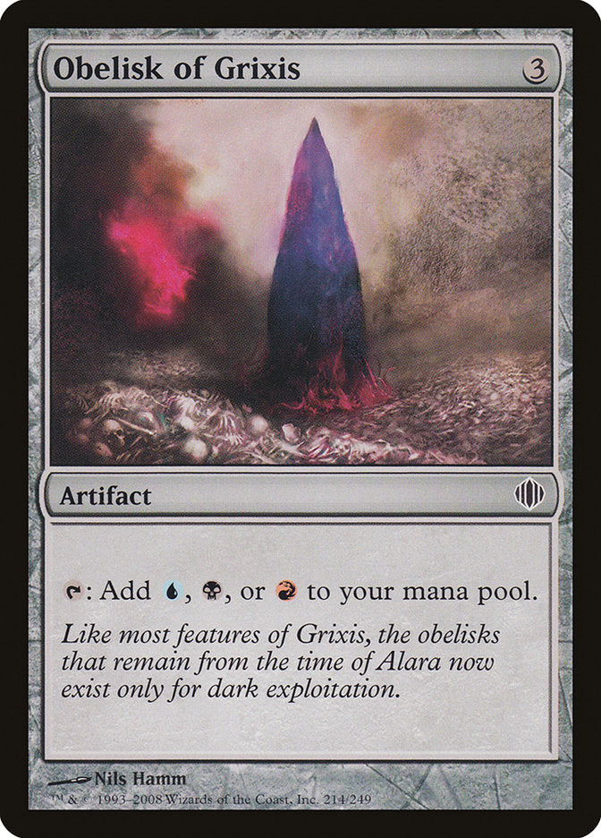 Obelisk of Grixis (214) [Shards of Alara] | Odin's Place