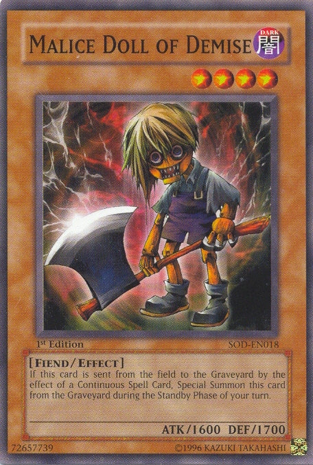 Malice Doll of Demise [SOD-EN018] Common | Odin's Place
