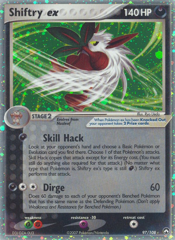 Shiftry ex (97/108) [EX: Power Keepers] | Odin's Place