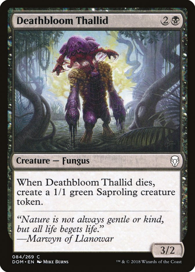 Deathbloom Thallid (84) [Dominaria] | Odin's Place