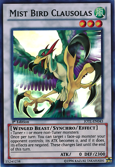 Mist Bird Clausolas [JOTL-EN043] Super Rare | Odin's Place