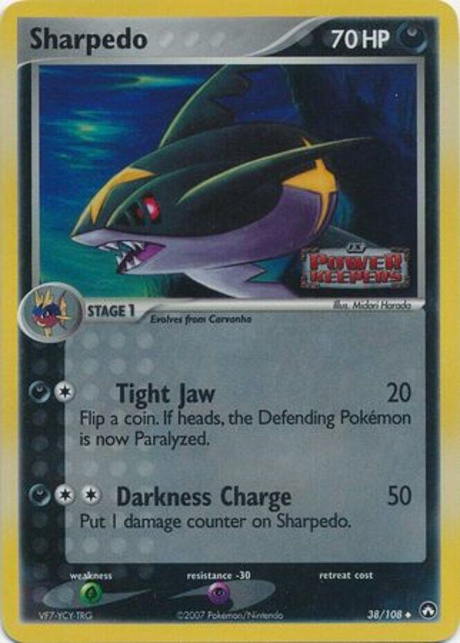 Sharpedo (38/108) (Stamped) [EX: Power Keepers] | Odin's Place