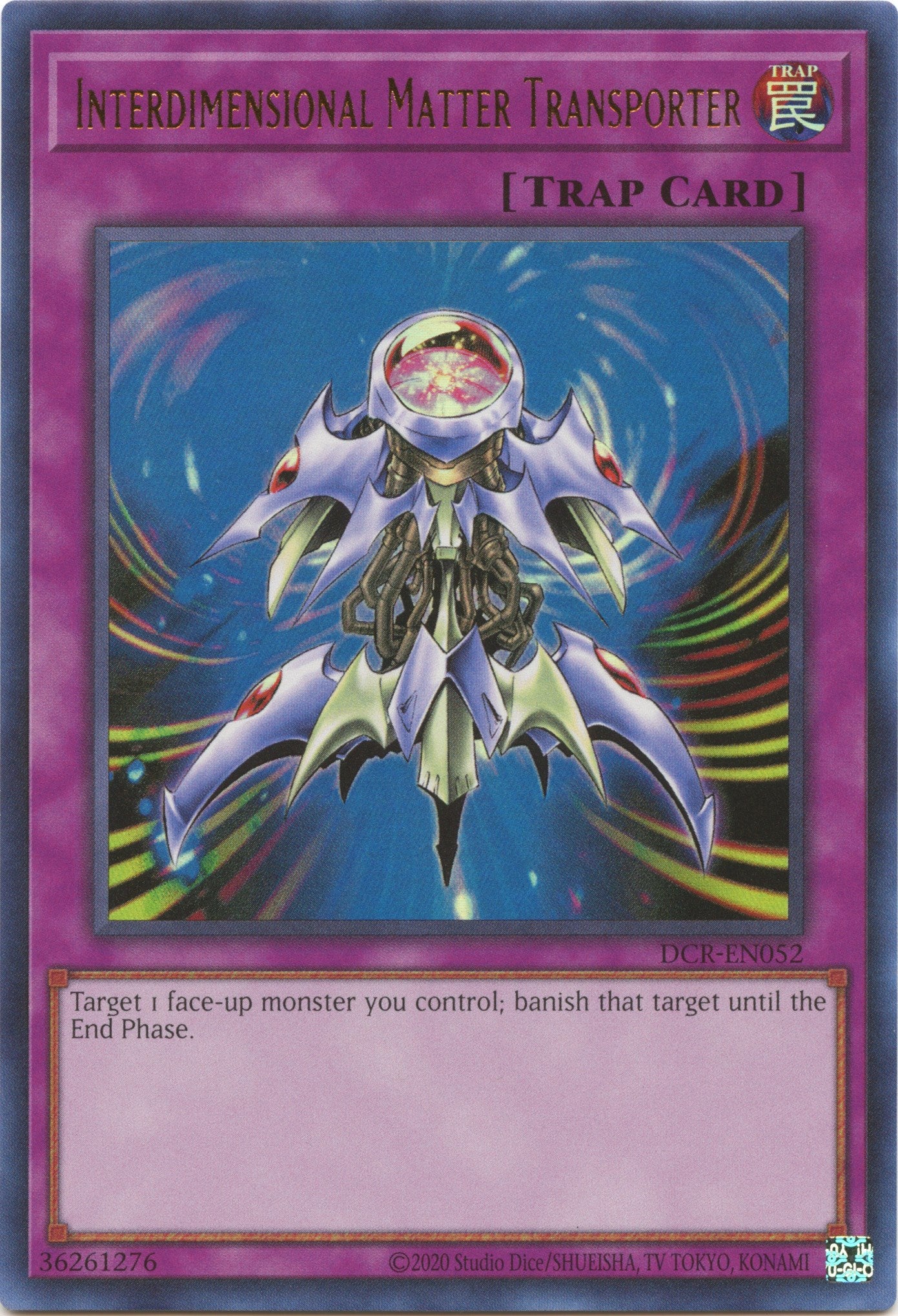 Interdimensional Matter Transporter (25th Anniversary) [DCR-EN052] Ultra Rare | Odin's Place