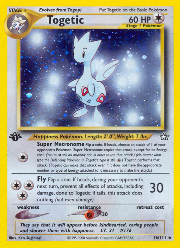 Togetic (16/111) [Neo Genesis 1st Edition] | Odin's Place