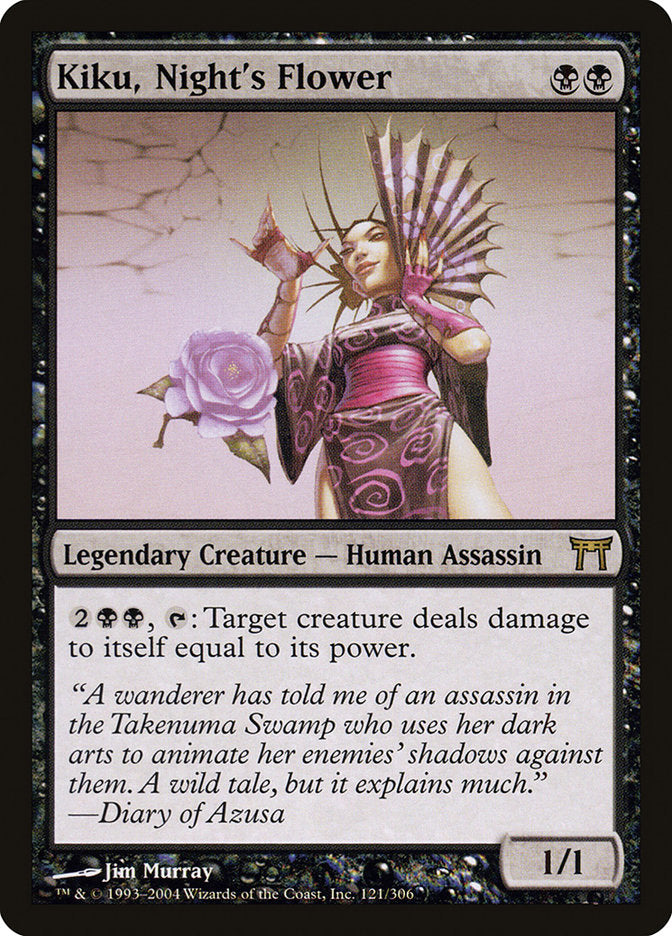 Kiku, Night's Flower (121) [Champions of Kamigawa] | Odin's Place