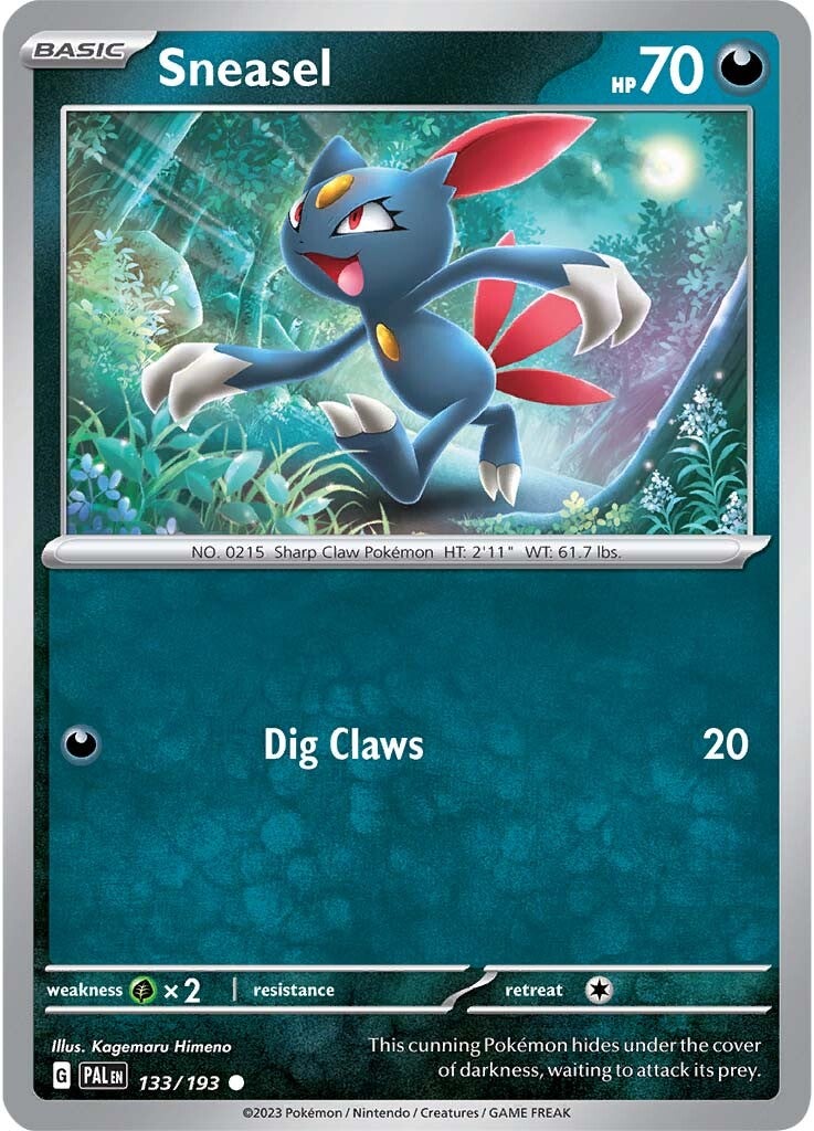 Sneasel (133/193) [Scarlet & Violet: Paldea Evolved] | Odin's Place