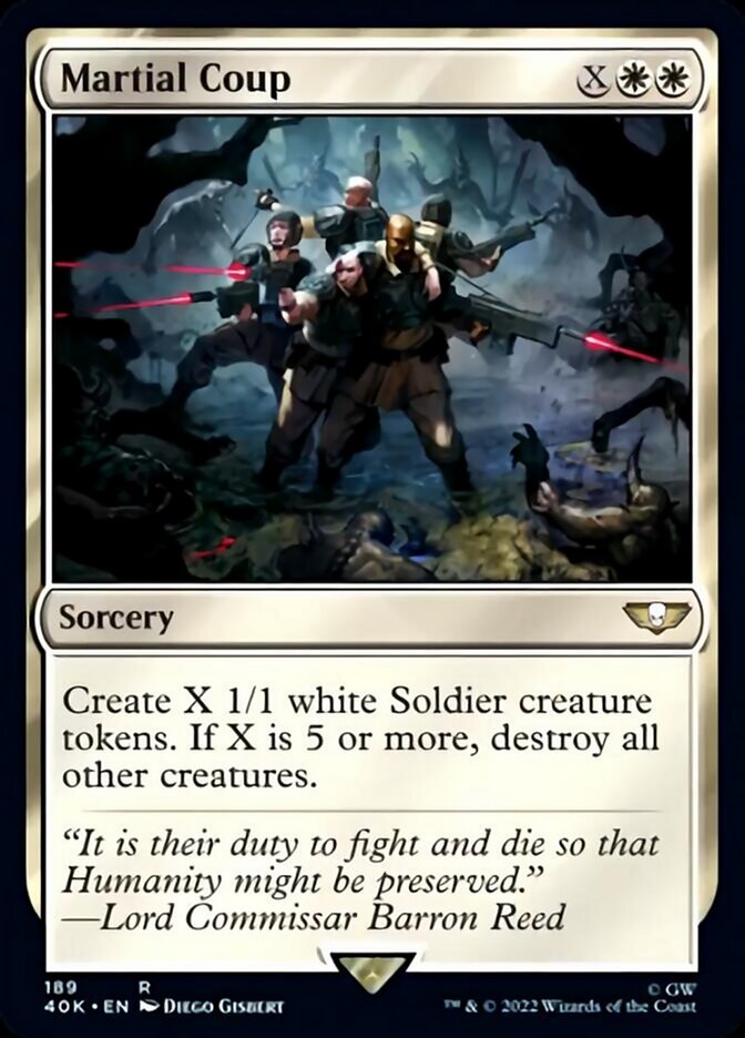 Martial Coup (Surge Foil) [Warhammer 40,000] | Odin's Place