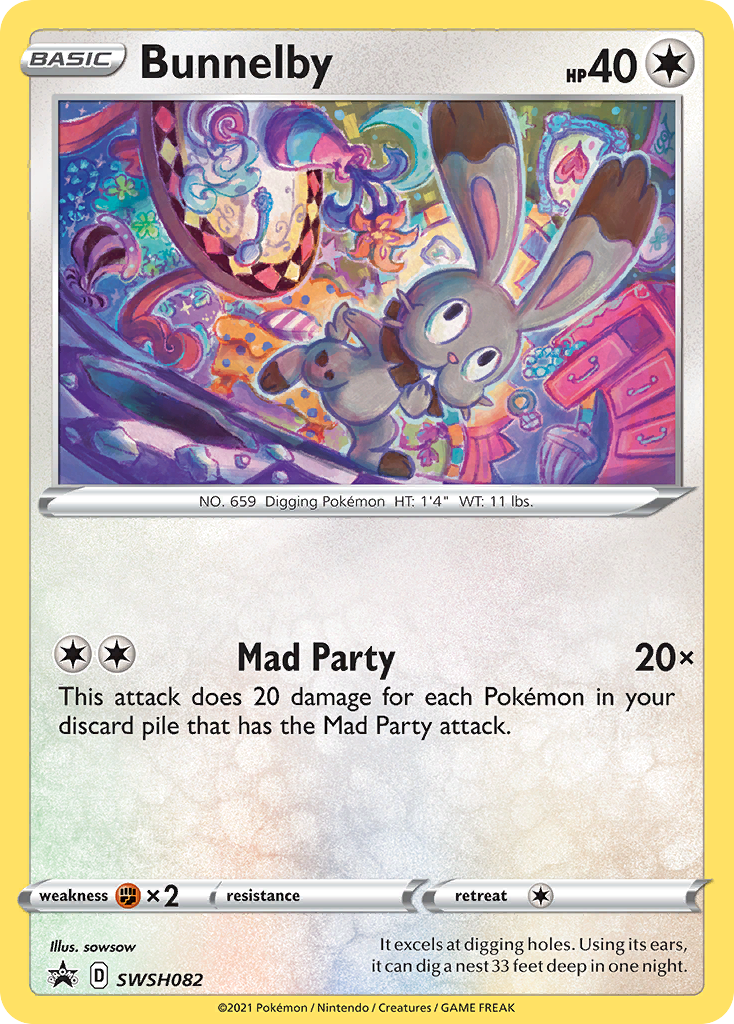 Bunnelby (SWSH082) [Sword & Shield: Black Star Promos] | Odin's Place