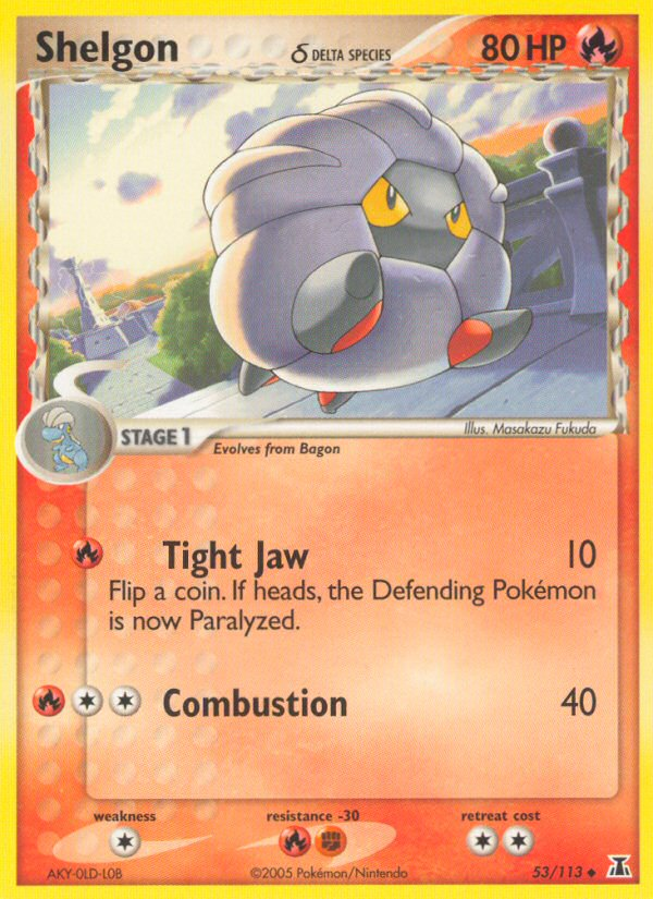 Shelgon (53/113) (Delta Species) [EX: Delta Species] | Odin's Place