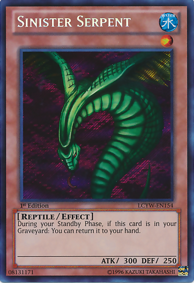 Sinister Serpent [LCYW-EN154] Secret Rare | Odin's Place